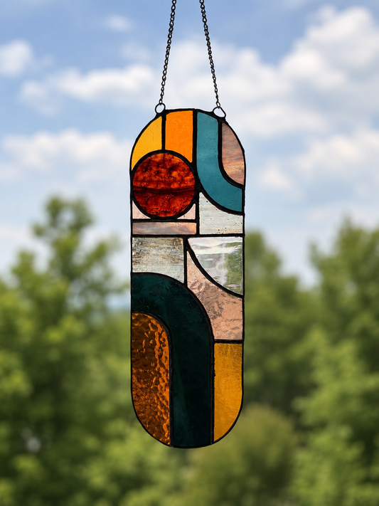 Handmade Stained Glass Suncatcher